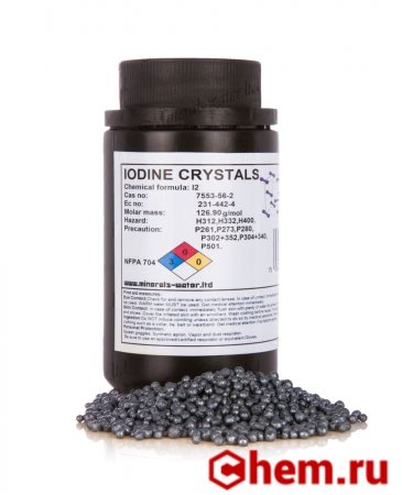 кристаллы йода