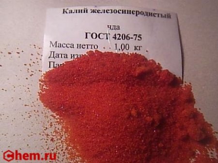 калий железосинеродистый