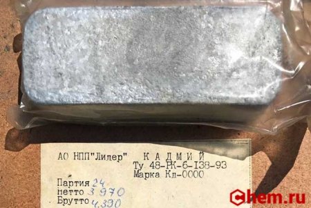 Кадмий слиток
