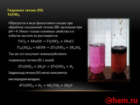 Гидроксид титана III