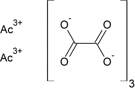 Оксалат актиния III