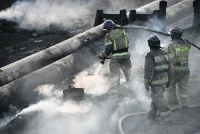 На Кубани из-за падения обломков БПЛА произошел пожар на нефтебазе